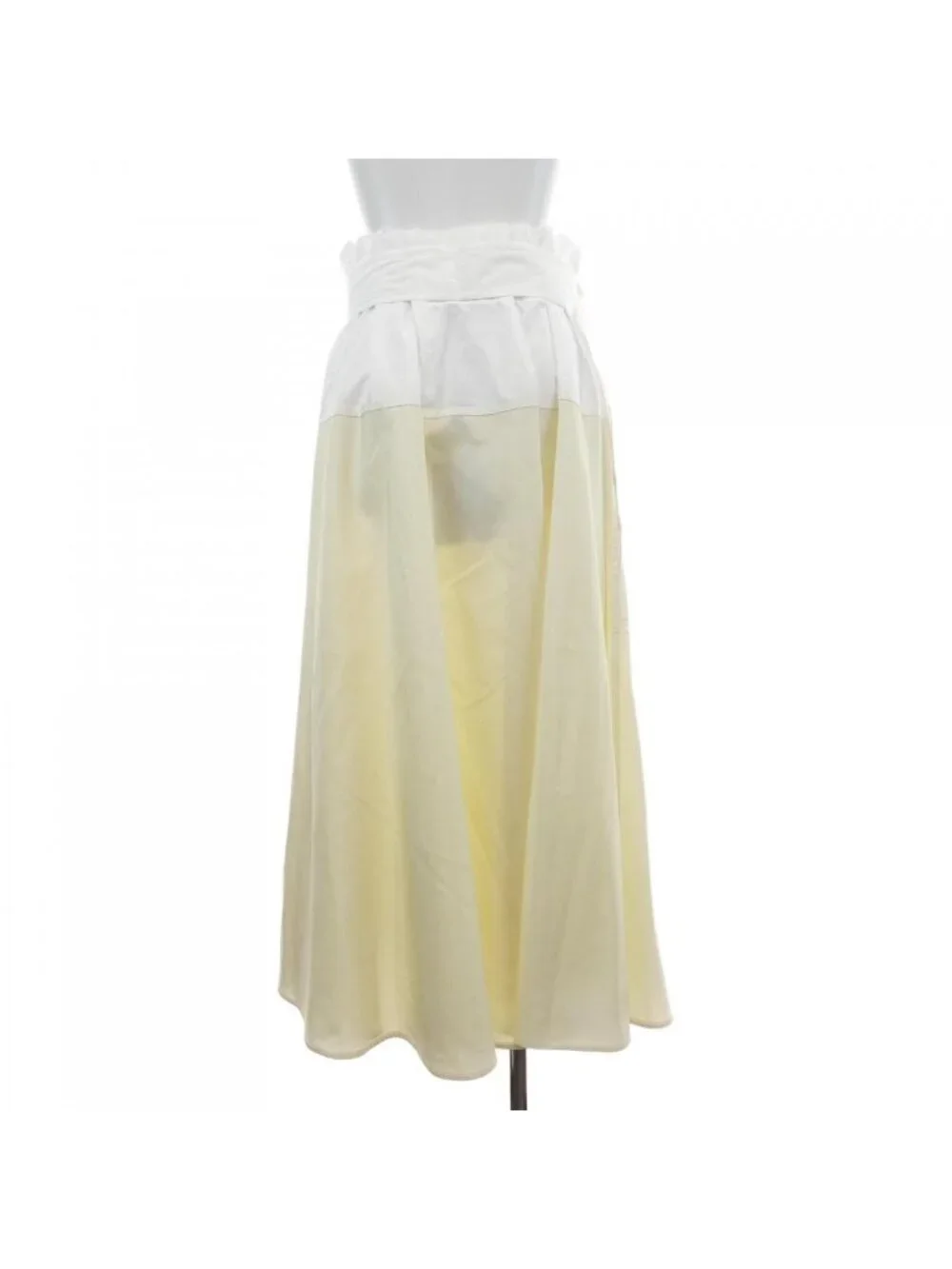Louis Vuitton Color Block Belted Skirt